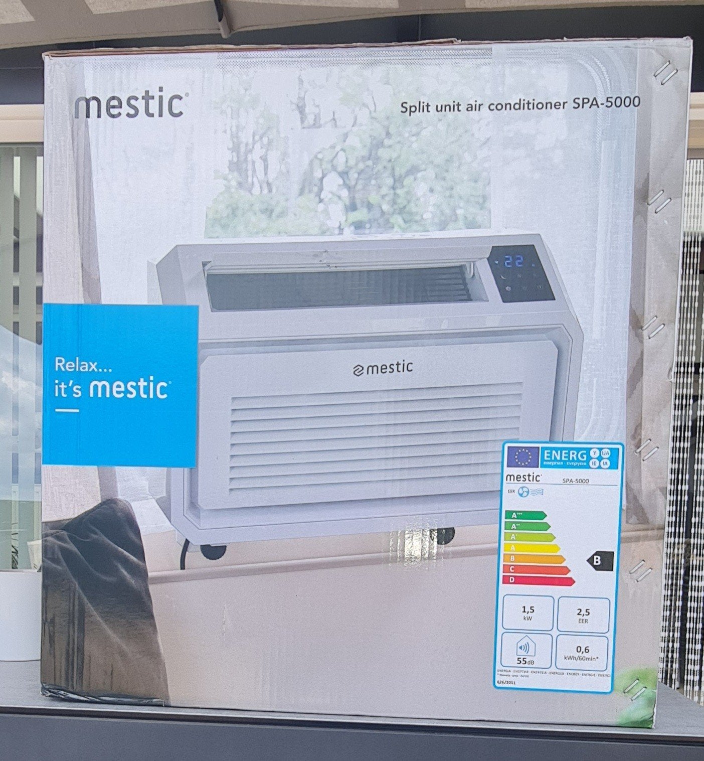 MESTIC SPLIT AIRCONDITIONER SPA-5000 voor caravan of camper, Caravans en Kamperen, Kampeeraccessoires, Ophalen