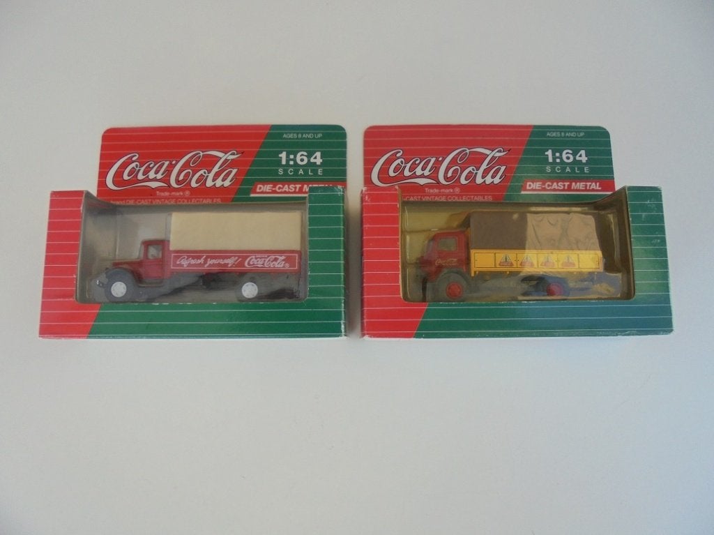 2 Voitures Coca Cola Vintage Collectables, Enlèvement ou Envoi, Comme neuf, Voiture
