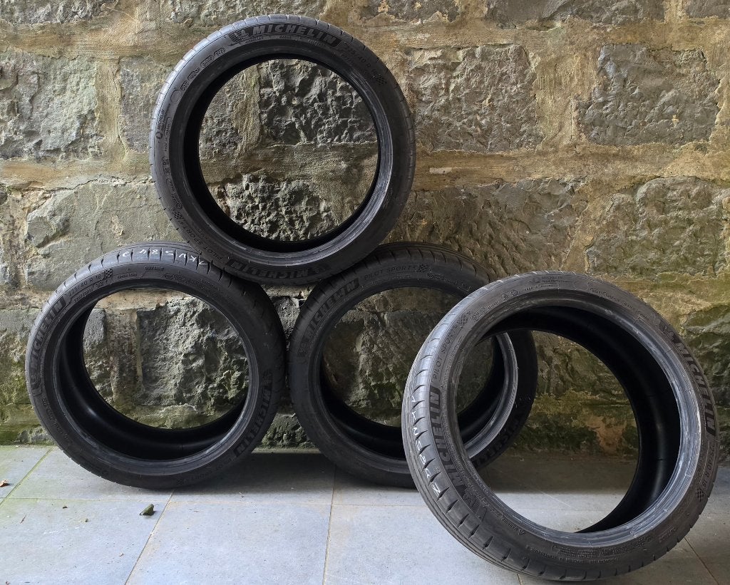 Lot 4 Pneus"Michelin Pilot Sport 4" 225/40 R18 (quasi neuf), Auto-onderdelen, Banden en Velgen, Ophalen, 18 inch, Gebruikt, Band(en)