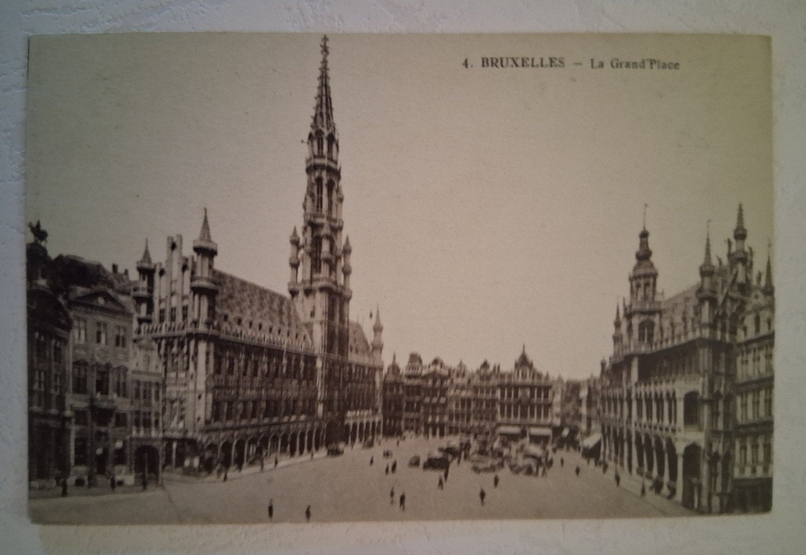 Vintage Postkaart Brussel Grote Markt, Verzamelen, Postkaarten | België, Ophalen of Verzenden