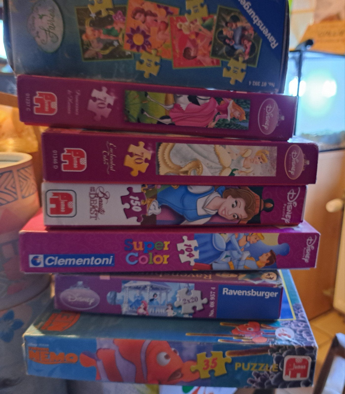 prinsessenpuzzels, Ophalen