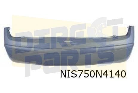 Nissan Micra K12 (6/05-1/11) achterbumper (bij PDC) (te spui, Neuf, Arrière, -, -