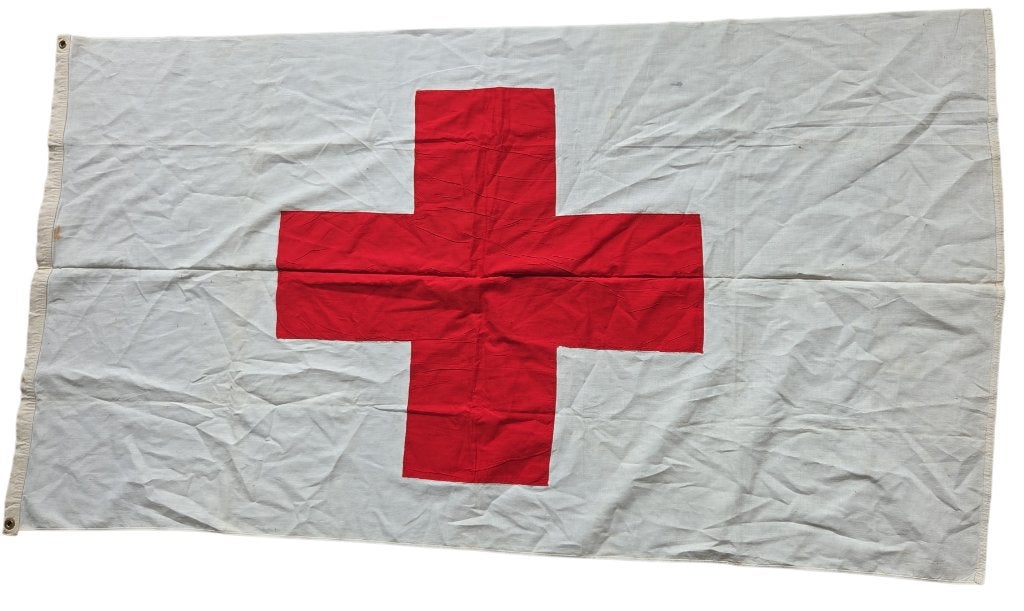 drapeau de la Croix-Rouge américaine de la Seconde Guerre, Collections, Enlèvement ou Envoi