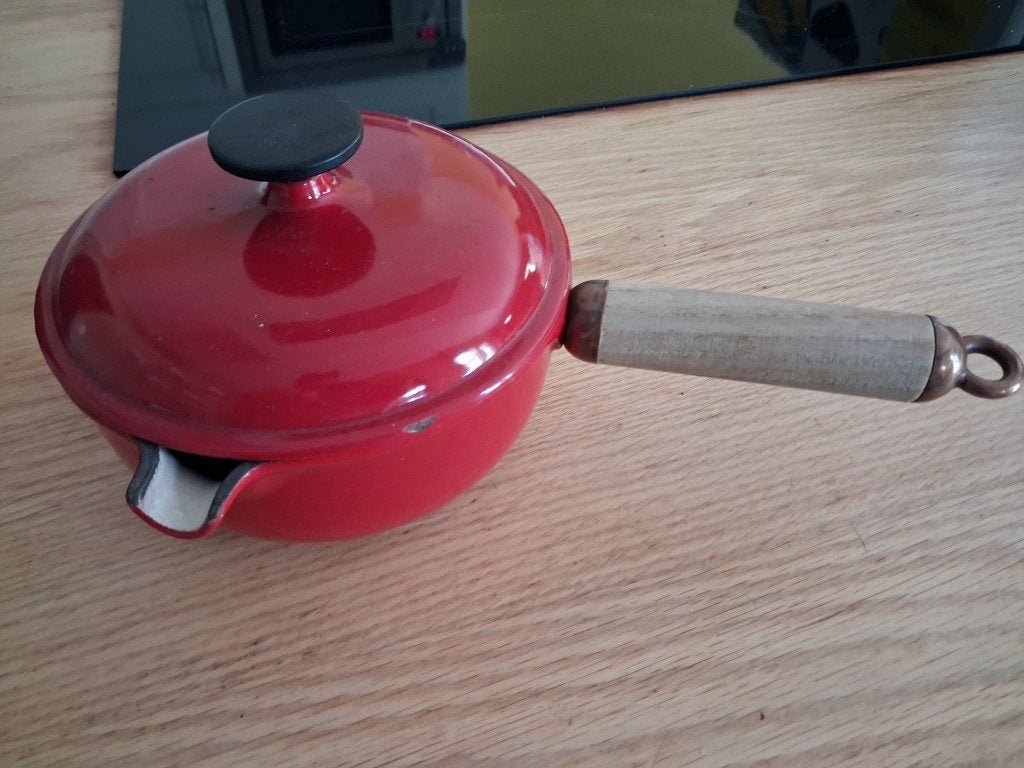 le creuset, Huis en Inrichting, Ophalen, Gebruikt, Gietijzer, Overige typen