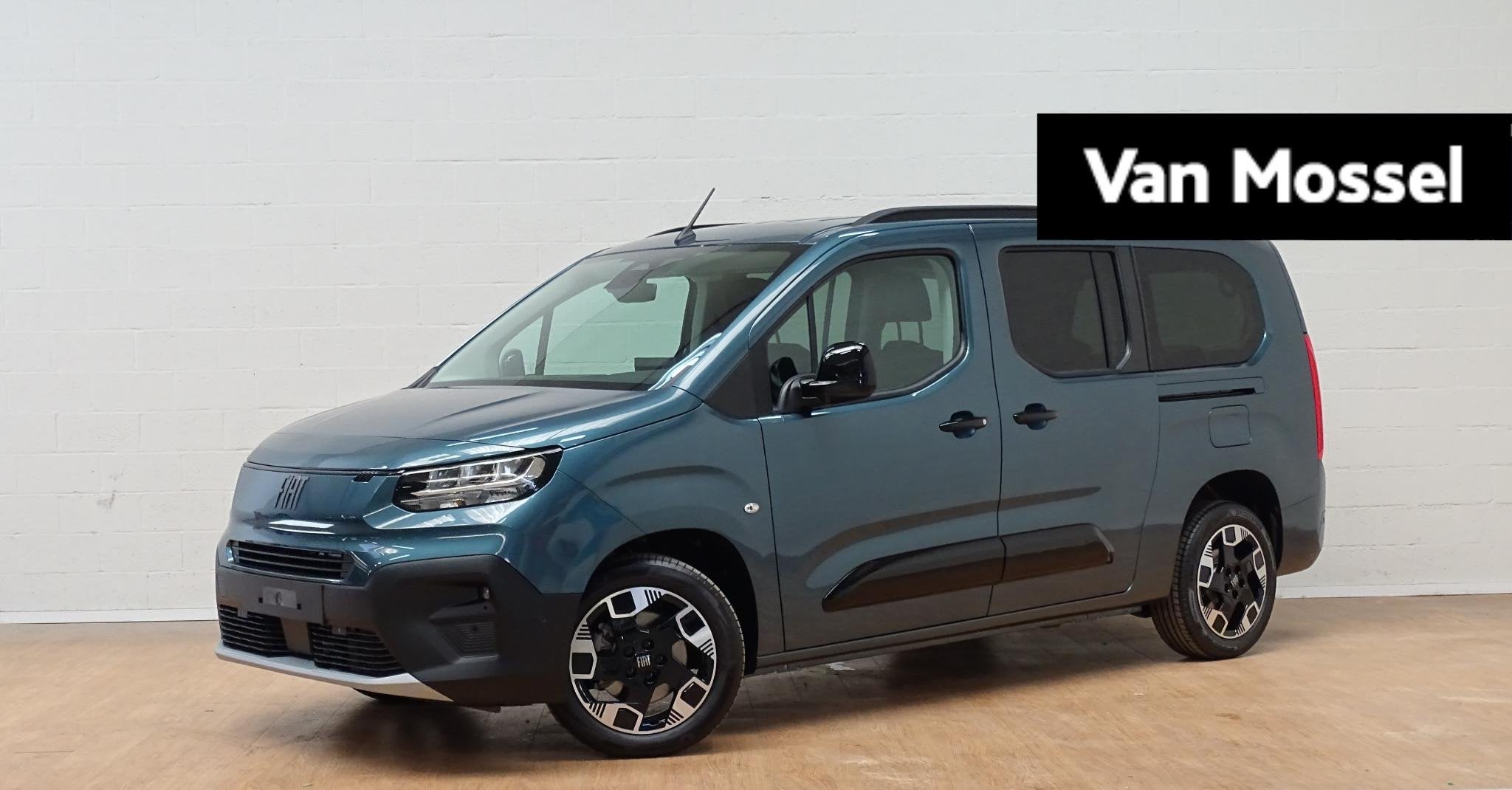Fiat Qubo L 1.5 BlueHDI 130 S&S AT La Prima Long, Auto's, Fiat, 4 cilinders, 1535 kg, Blauw, 7 zetels