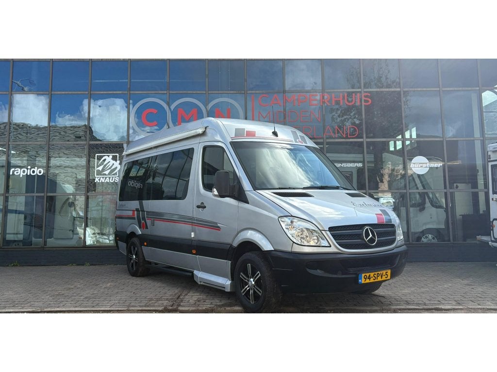 Mercedes-Benz Sprinter CAMP Automaat,Airco,Vastbed, Caravans en Kamperen, Automaat, Buscamper of Camperbus, Mercedes-Benz, Bedrijf