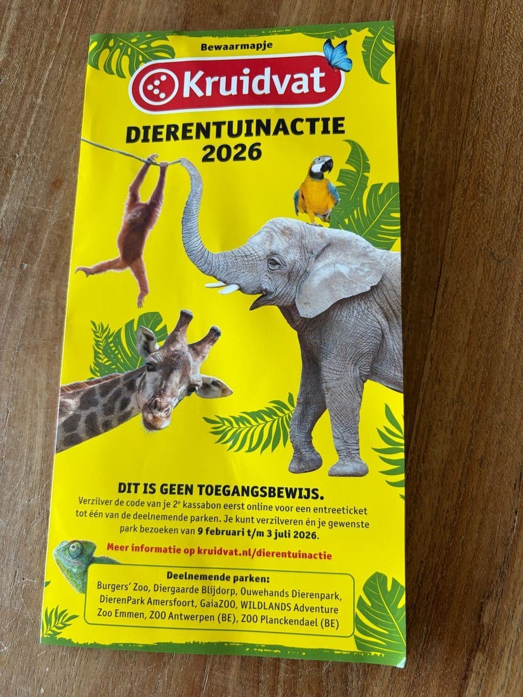 2 tickets zoo Antwerpen of planckendael