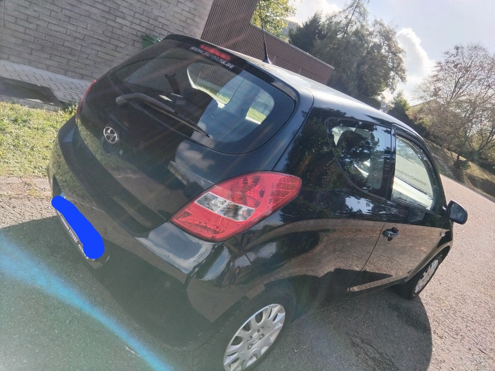 Hyundai i20, Auto's, 57 kW, Stof, Zwart, Grijs