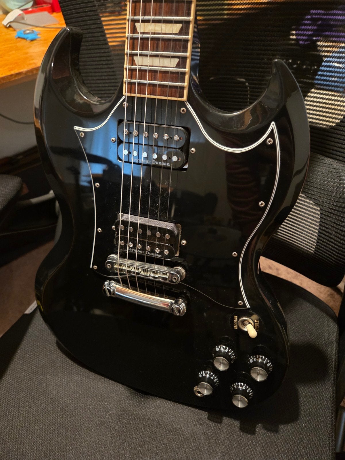 gibson sg standard, Muziek en Instrumenten, Snaarinstrumenten | Gitaren | Elektrisch, Ophalen, Gibson