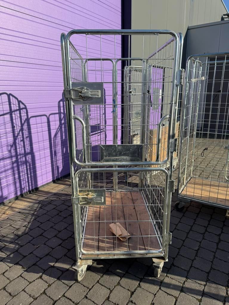 Rolcontainer, opplooibaar met zwenkwielen, 10 st, Doe-het-zelf en Bouw, Transportwagens, Gebruikt, Transportkar, 100 liter of meer