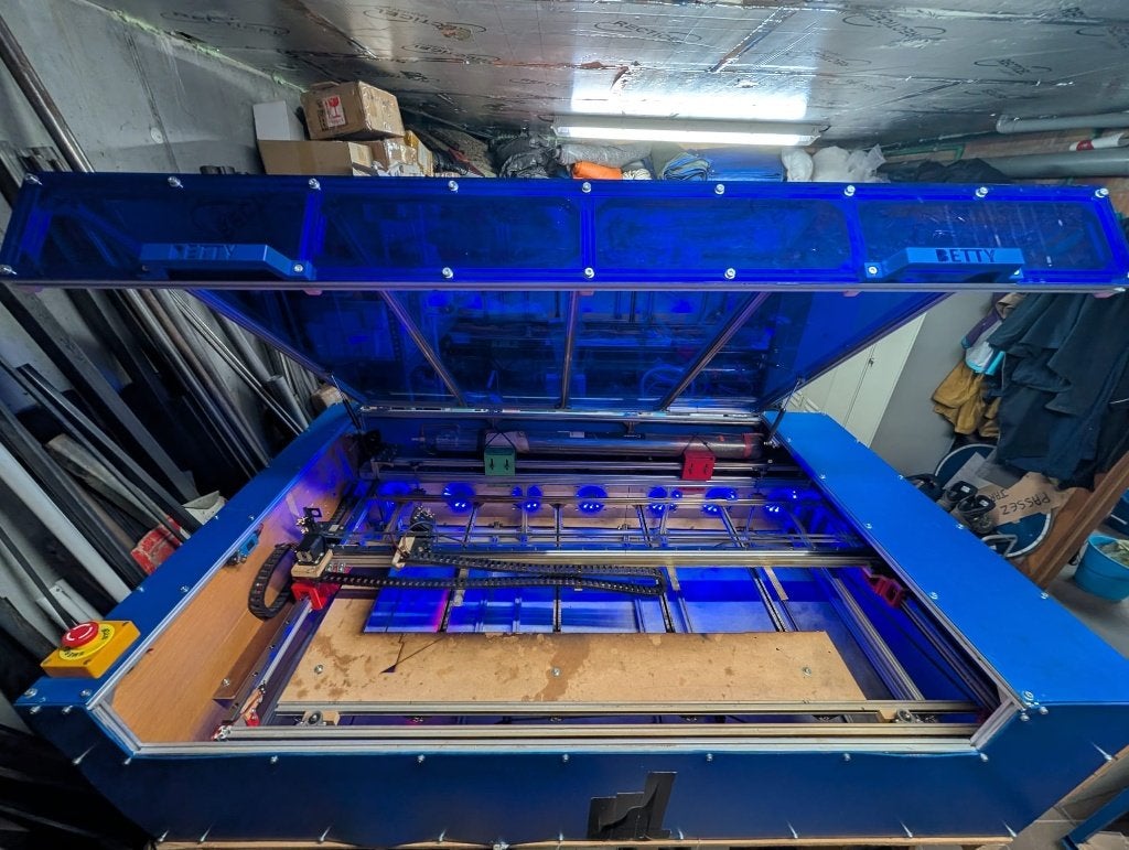 100W Hobby 1200x450mm lasercutter met toebehoren, Ophalen, Gebruikt
