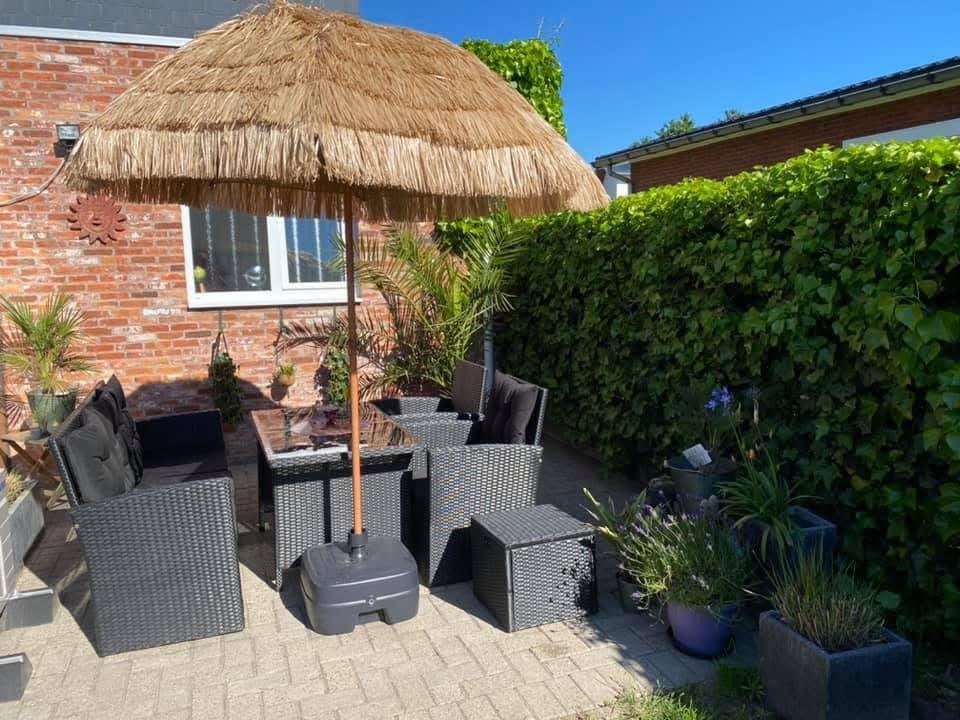 Parasol, Tuin en Terras, Ophalen, Gebruikt, Kantelbaar, 2 tot 3 meter