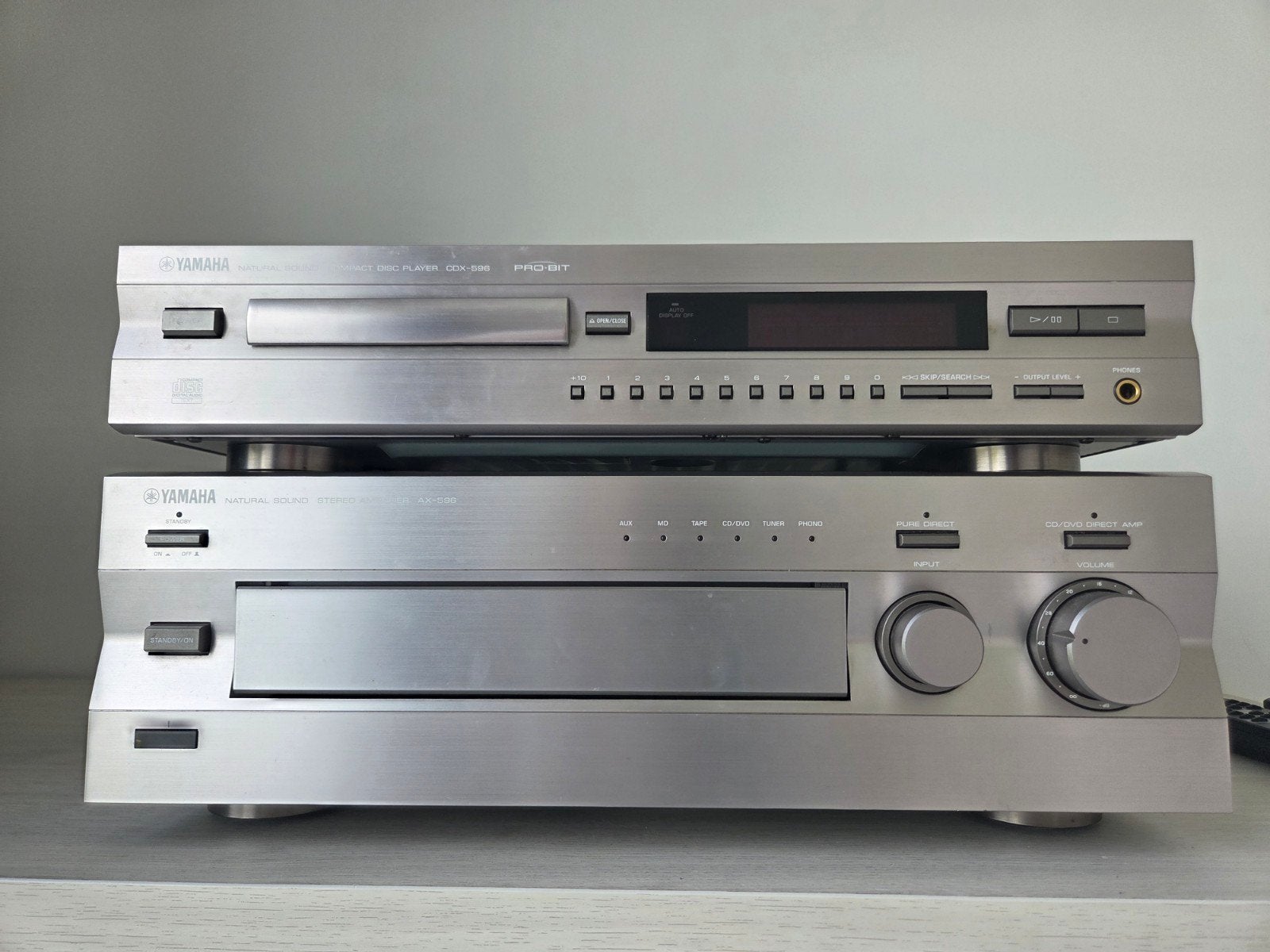 audiophile amp + cd-player Yamaha, TV, Hi-fi & Vidéo, Chaîne Hi-fi, Lecteur CD, Autres marques, Enlèvement ou Envoi, Utilisé