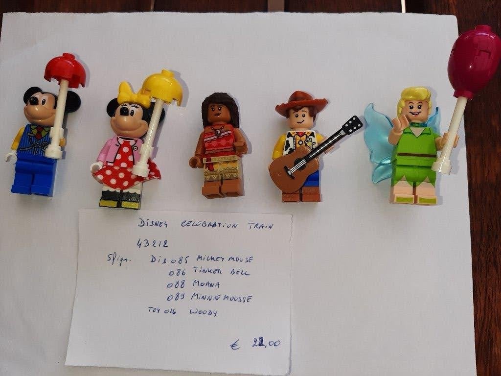 Ensemble de figurines Lego 43212 Disney Celebration Train, Neuf, Enlèvement ou Envoi, Lego, Minifigurine
