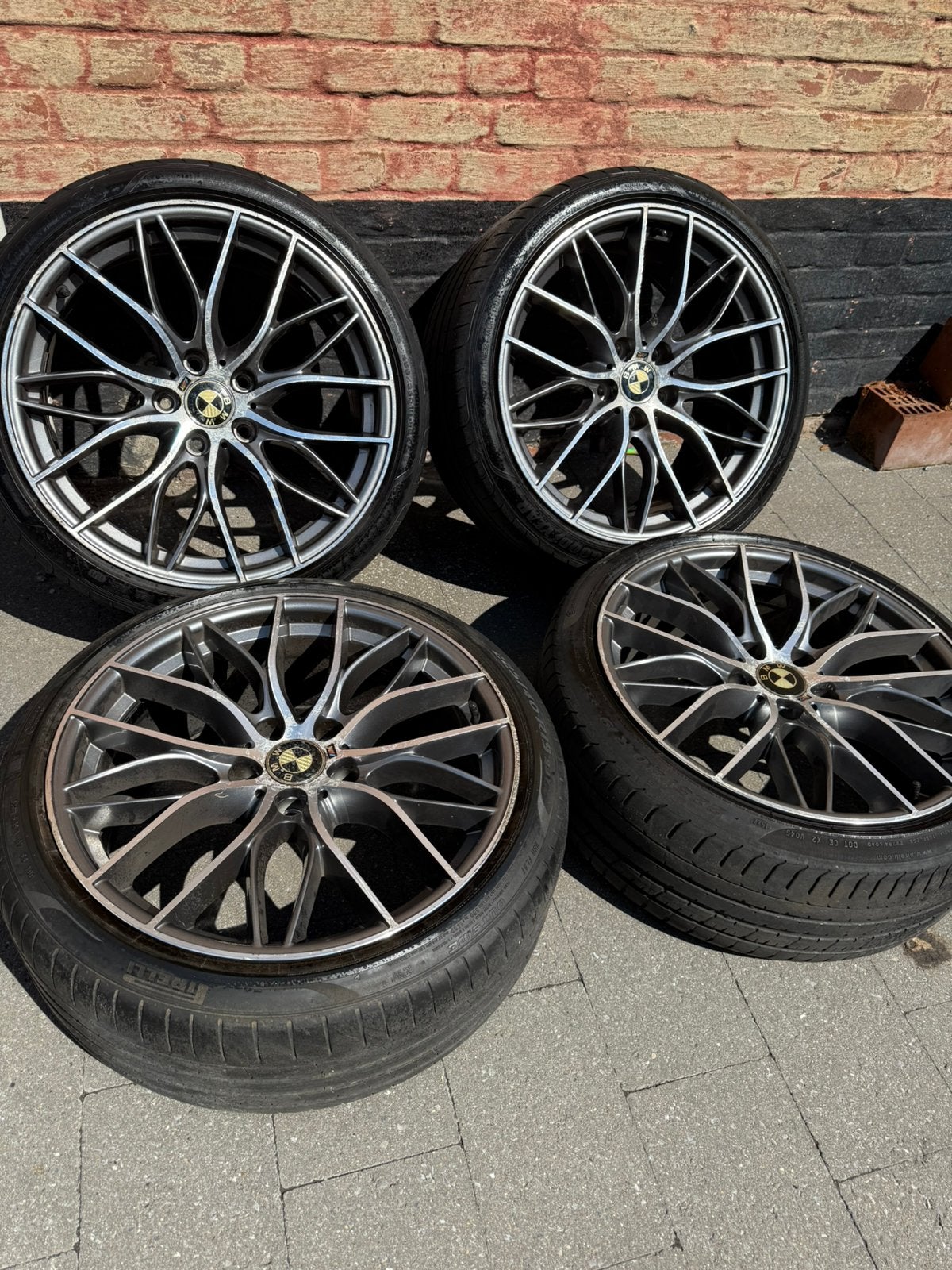 19 inch bmw m velgen 405m breedset m performance, Gebruikt, Banden en Velgen, Zomerbanden, Ophalen