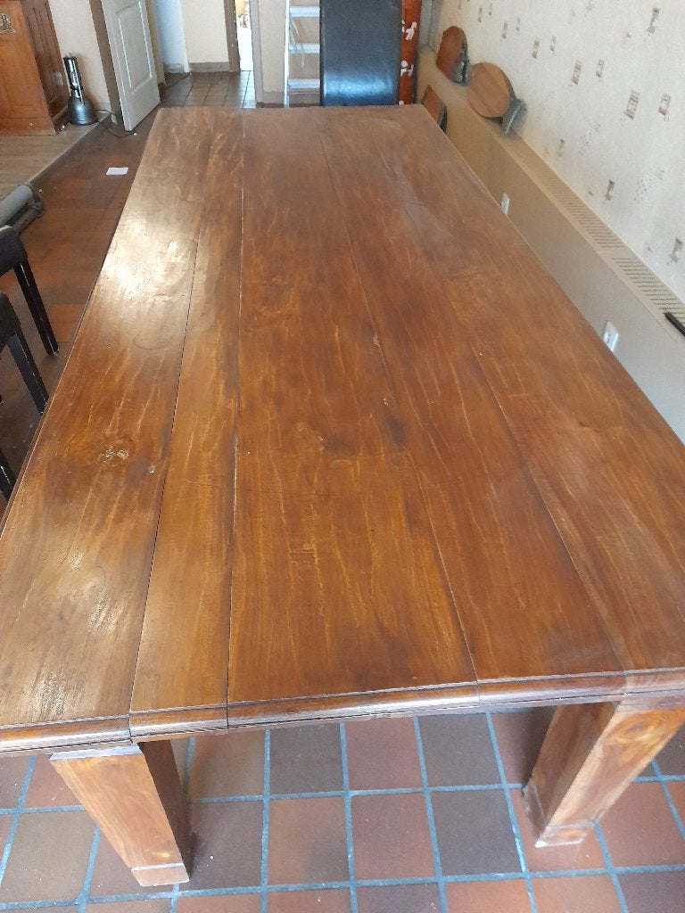 Eikenhouten tafel, 200 cm ou plus, Klasiek, Enlèvement, Utilisé