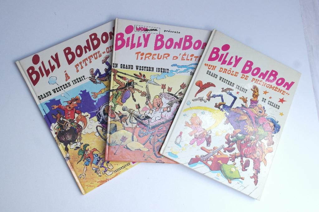 Bd BILLY BONBON tomes 1 à 3 (EO ttbe) de CEZARD, Complete serie of reeks, Ophalen of Verzenden, Zo goed als nieuw, CEZARD