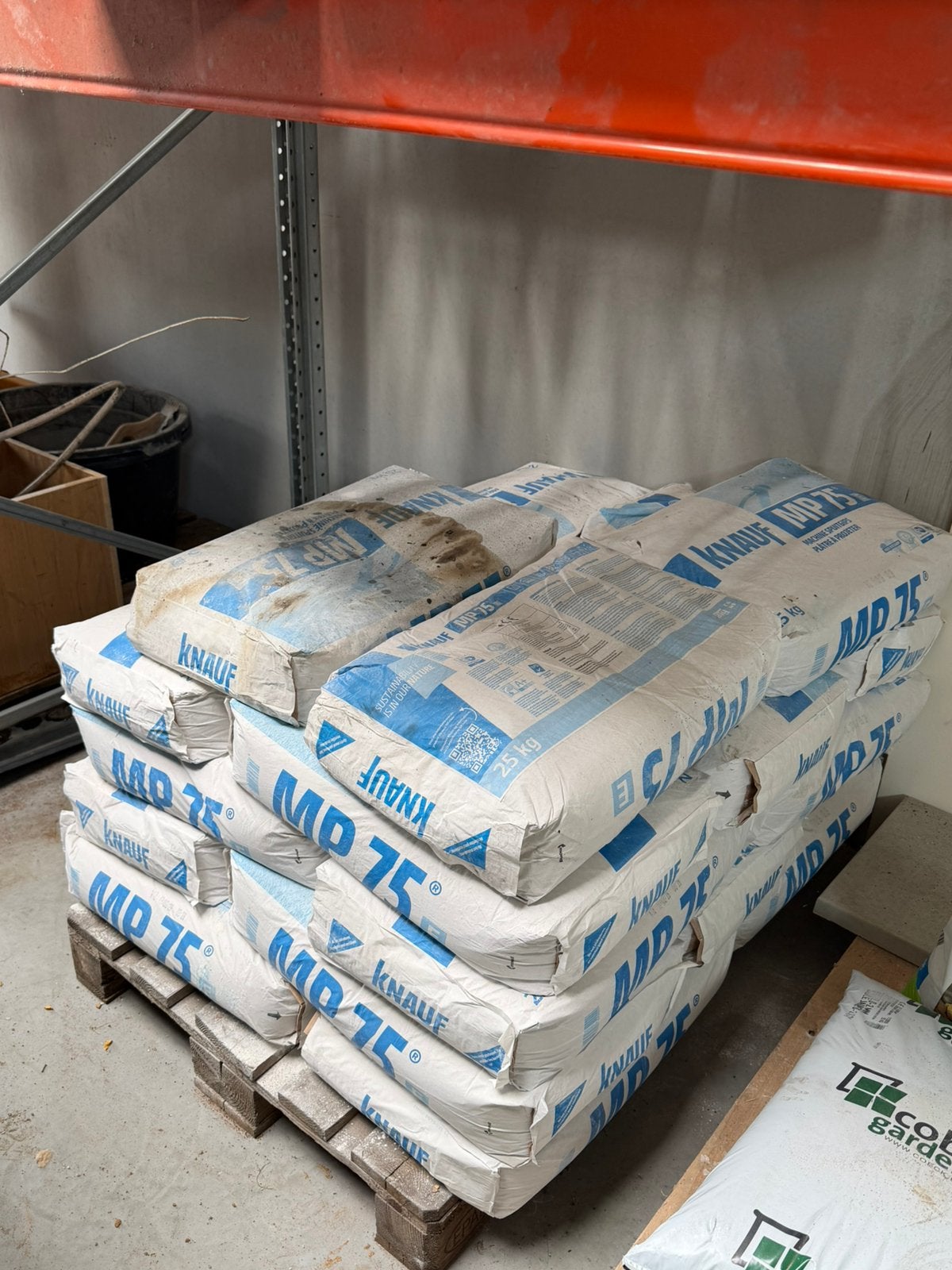 23 sac de plafonnage KNAUF MP75, Bricolage & Construction, Enlèvement, Comme neuf