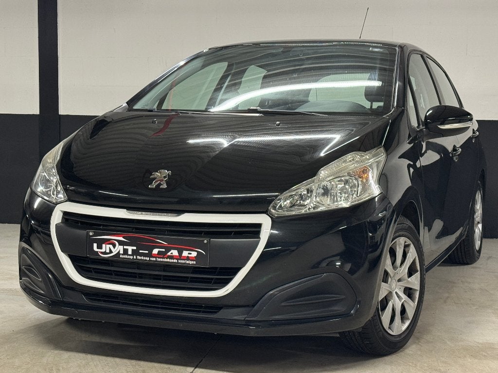 PEUGEOT 208 1.0i BENZINE/ AIRCO/ CRUISE/ GEKEURD/ LEZ✅, Auto's, Voorwielaandrijving, Stof, 50 kW, Zwart
