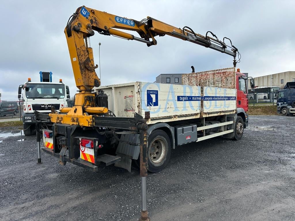 MAN TGM 18.280*202000km*GRUE EFFER 12TM, Autos, Camions, Entreprise, Achat, ABS, Air conditionné, Ordinateur de bord, Rétroviseurs électriques