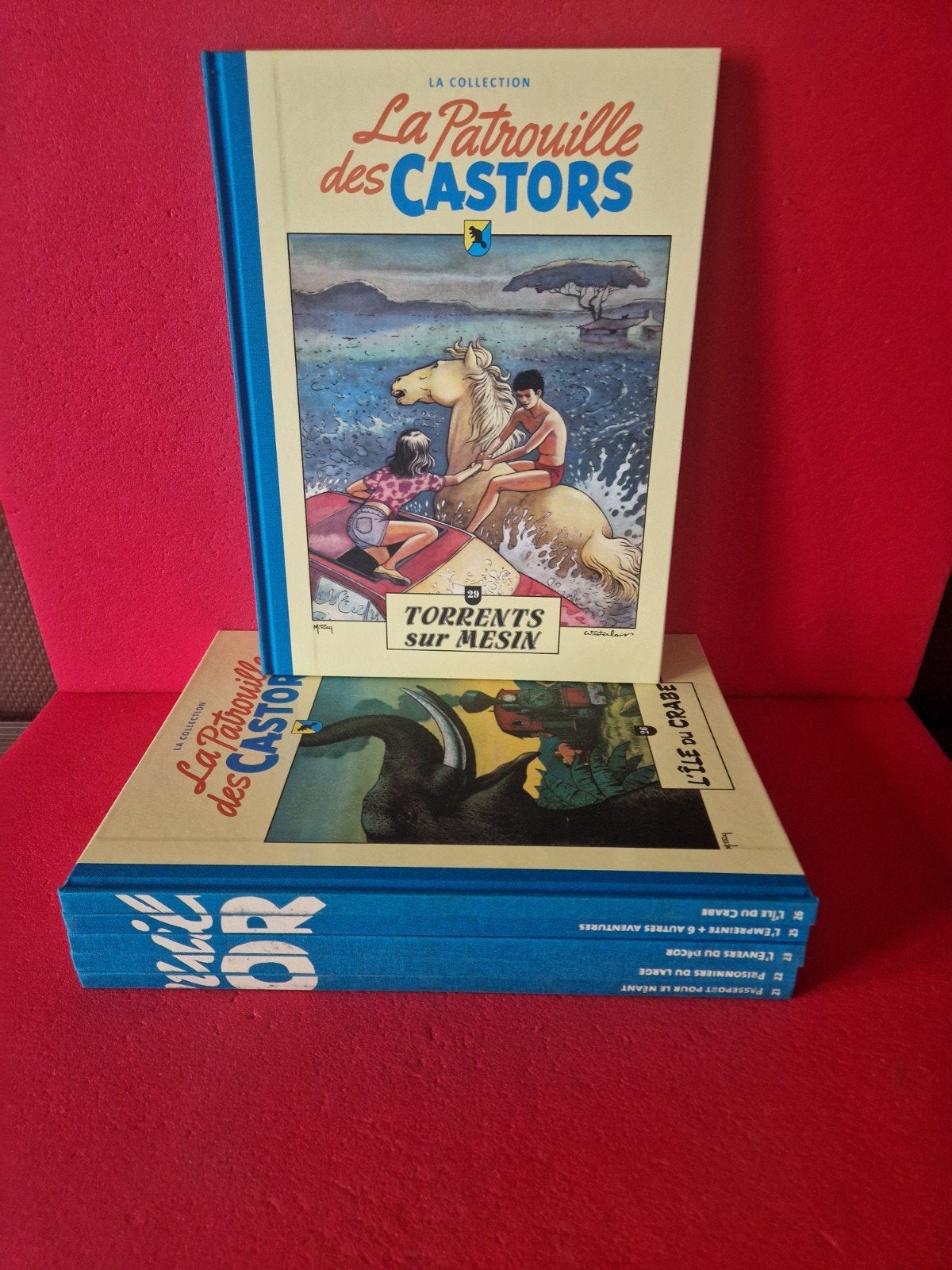 lot de 6 bd la patrouille des castors la collection, Enlèvement ou Envoi