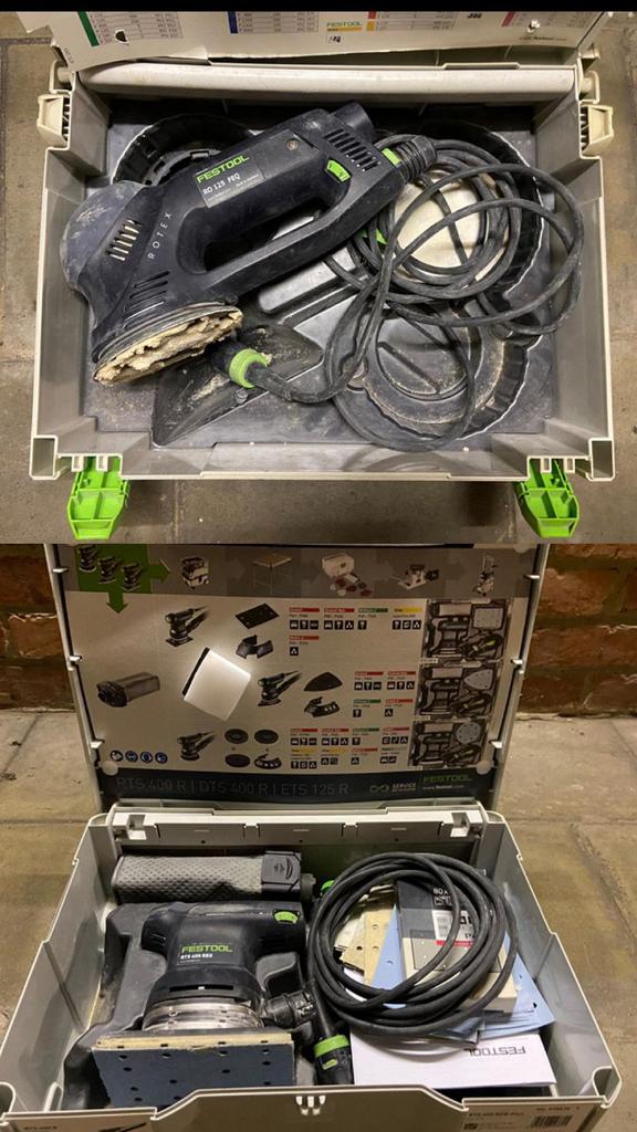 Deux 2  ponceuses Festool avce boite, Enlèvement ou Envoi, Comme neuf