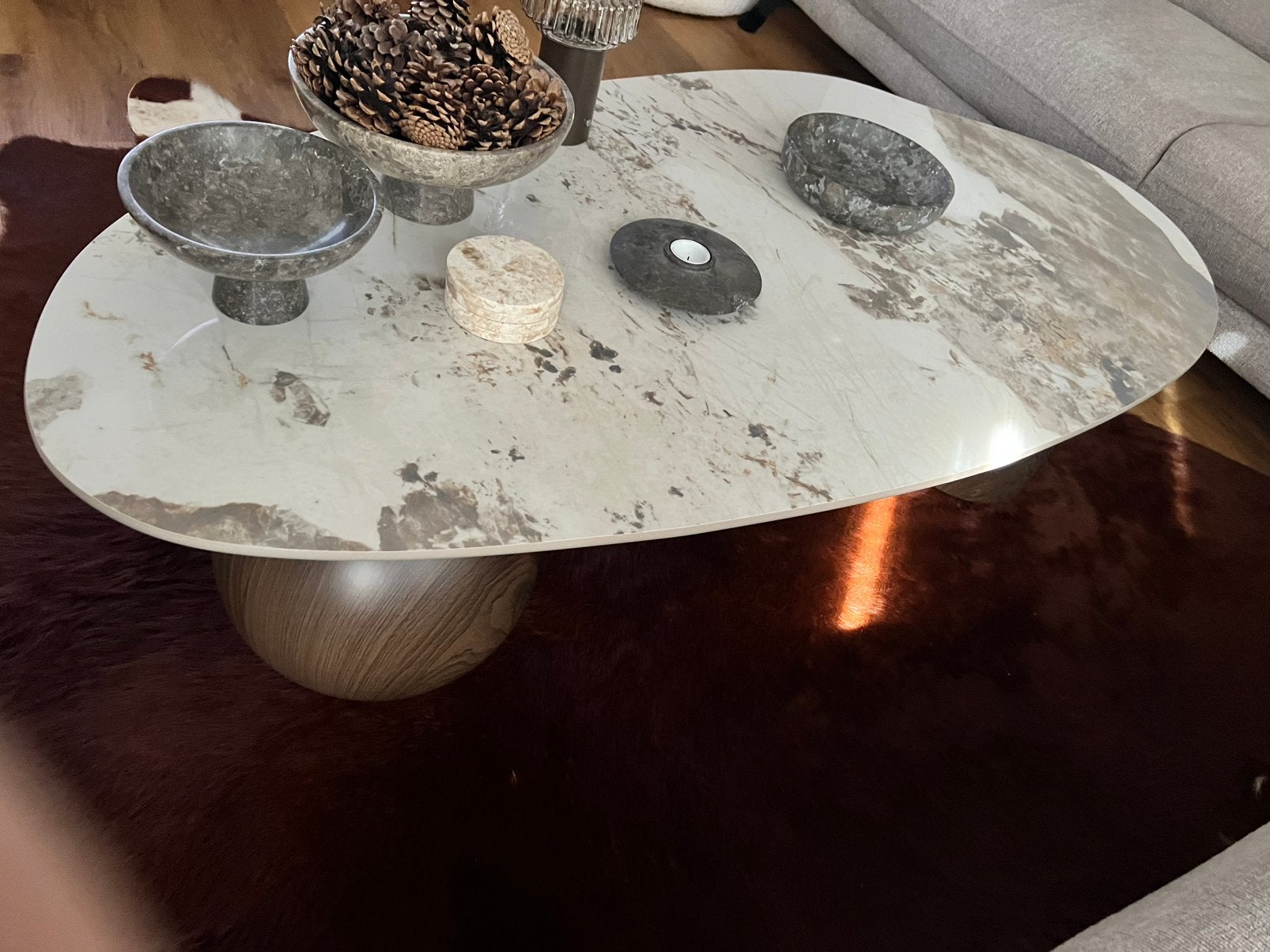 Moderne salontafel nog in perfecte staat, Huis en Inrichting, Tafels | Salontafels, Ophalen, Zo goed als nieuw, Glas