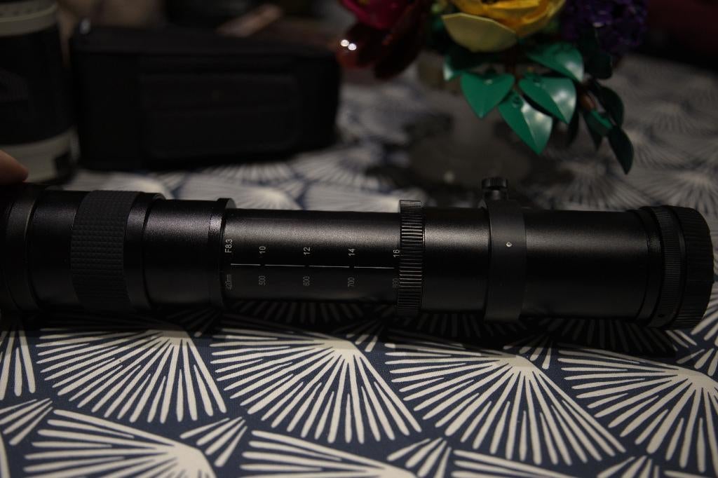 Canon EF 420-800mm F8.3-16 incl. tas, TV, Hi-fi & Vidéo, Photo | Lentilles & Objectifs, Utilisé, Téléobjectif, Zoom, Enlèvement ou Envoi
