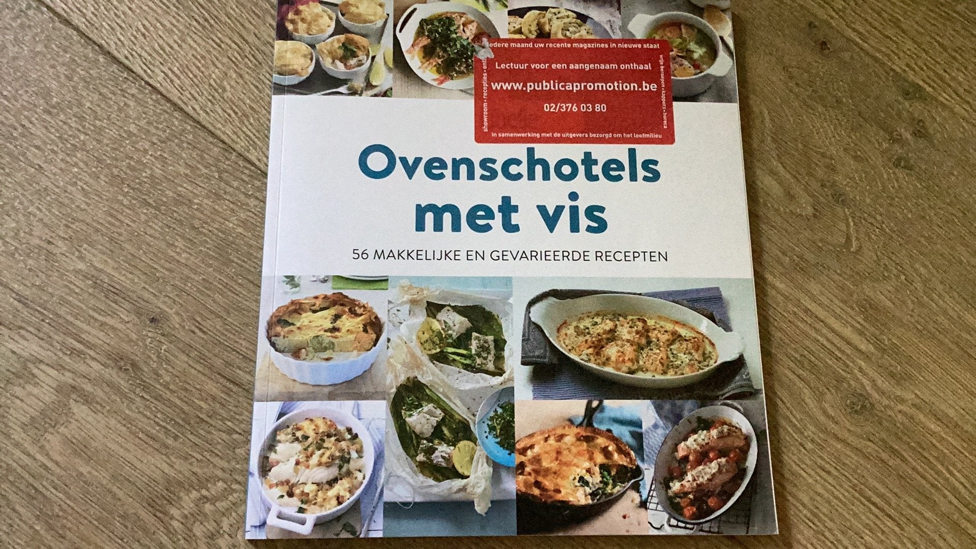 Ovenschotels met vis, Ophalen, Zo goed als nieuw