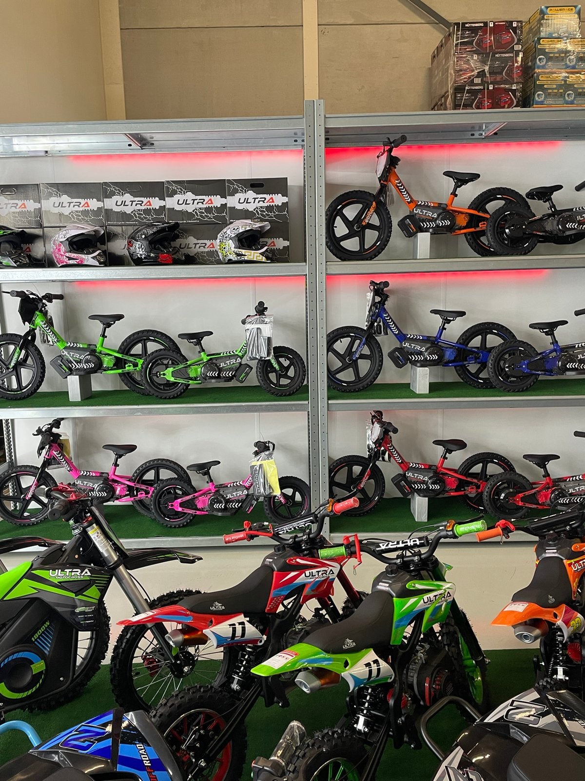 Nieuwe elektrische en benzine quads,crossers,loopfietsen, Nieuw