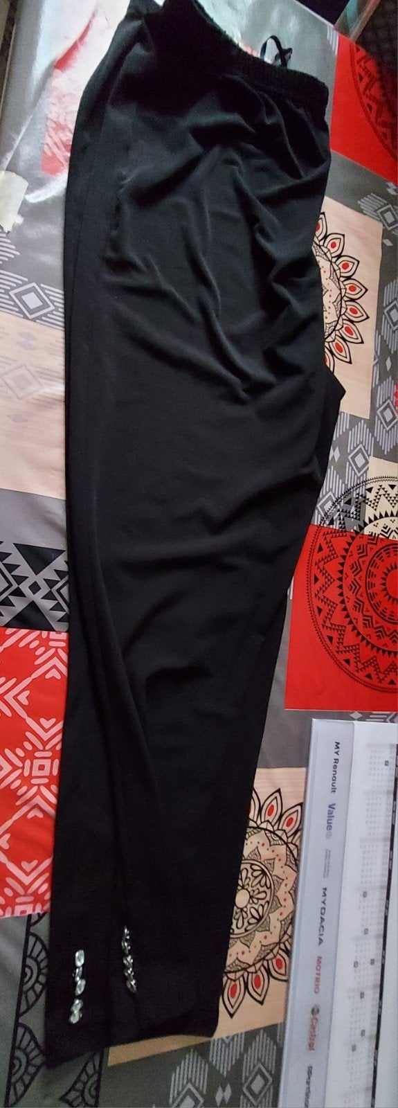 leggings dame noir 46 48, Kleding | Dames, Leggings, Maillots en Panty's, Ophalen of Verzenden, Zwart