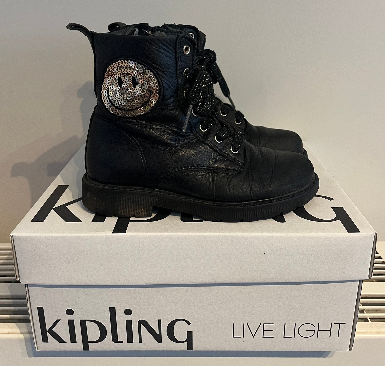 Zwarte Kipling schoenen, maat 28, Gebruikt, Meisje, Schoenen, Ophalen of Verzenden