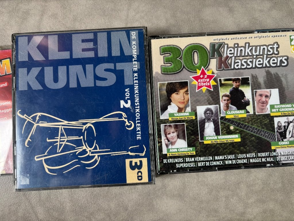 Kleinkunst cd’s, Ophalen, Gebruikt