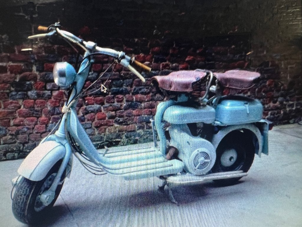 lambretta D150 cc 1954, Enlèvement, Utilisé