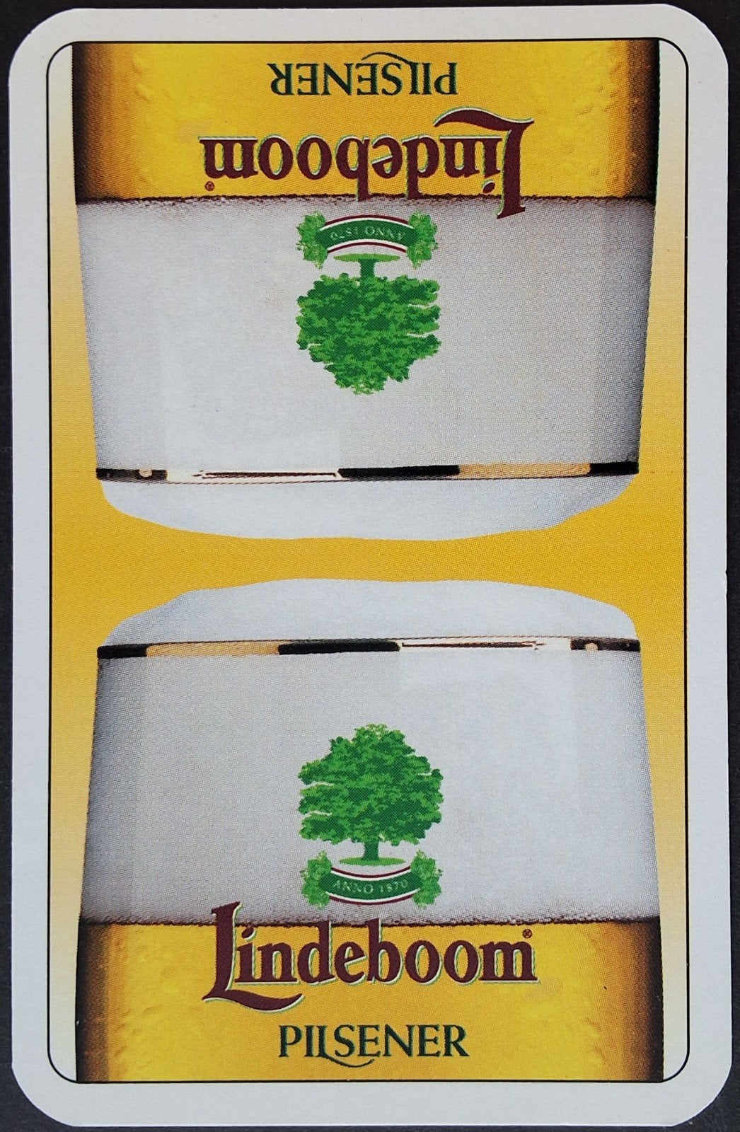 1 Speelkaart  Lindeboom, Ophalen of Verzenden