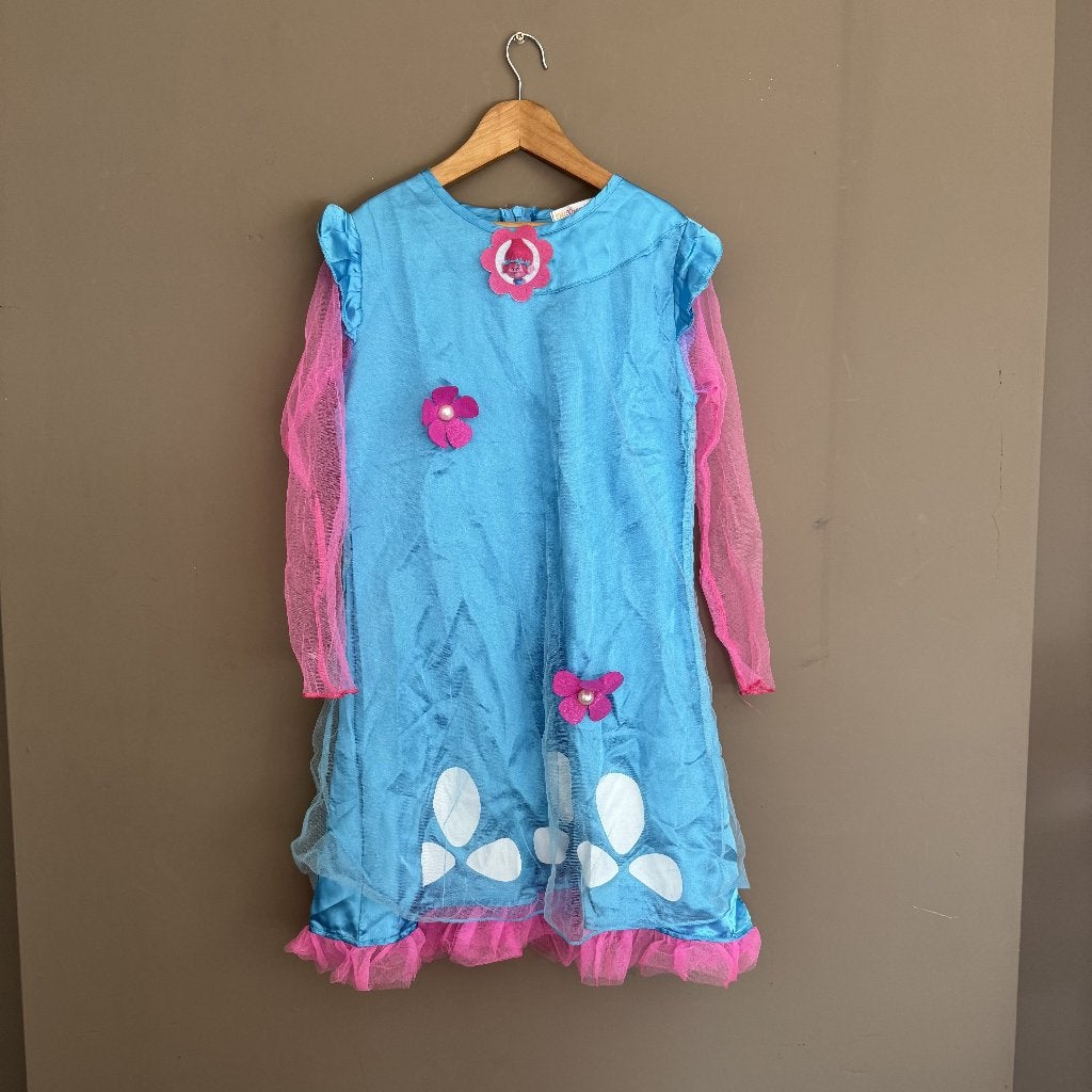Trolls Poppy verkleedjurk – maat 140, Ophalen of Verzenden, Zo goed als nieuw, 134 t/m 140, Meisje