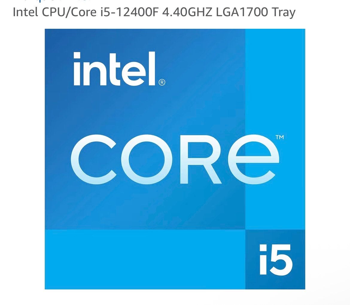 I5 12400f, Informatique & Logiciels, Enlèvement, Comme neuf