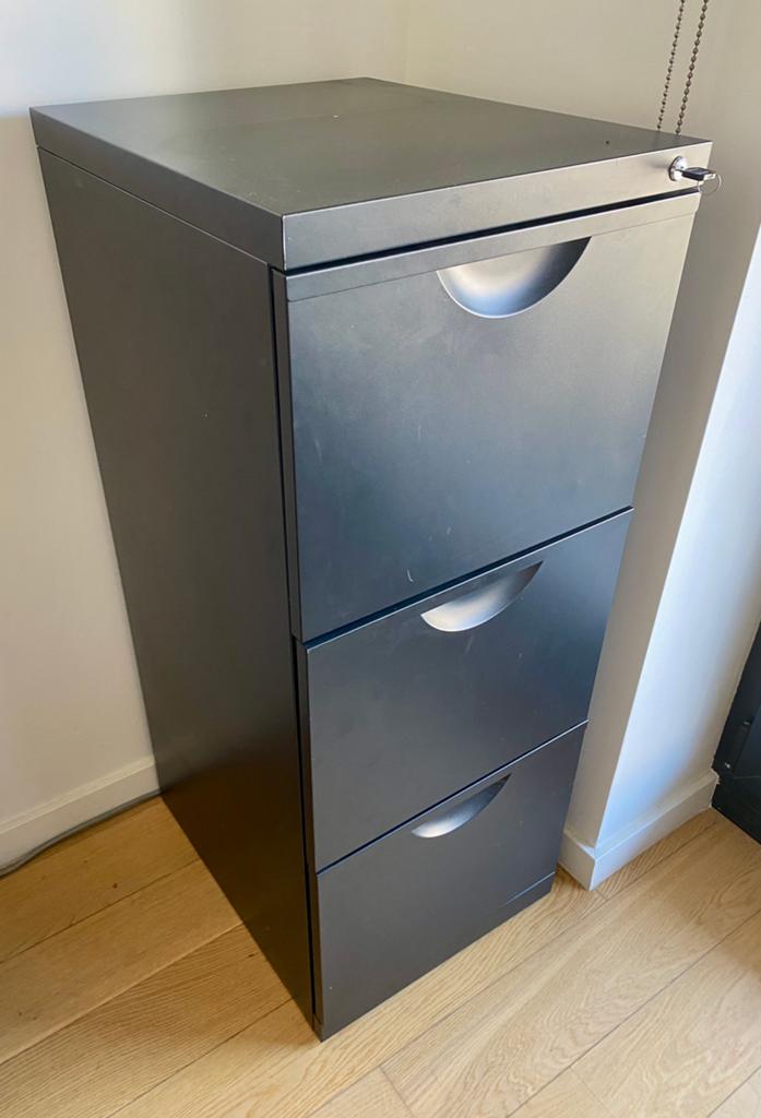 Armoire à dossiers suspendus, Avec serrure, Comme neuf, Enlèvement, 100 à 150 cm