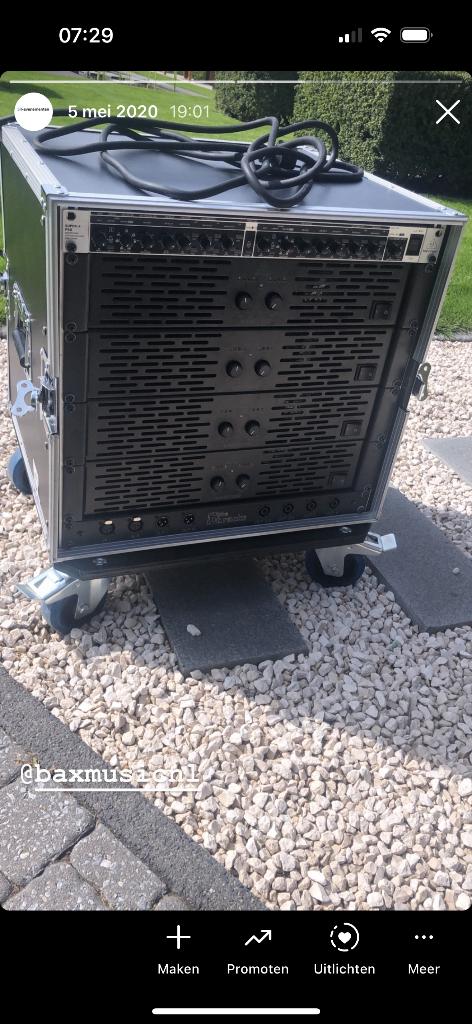 versterker rack, Ophalen
