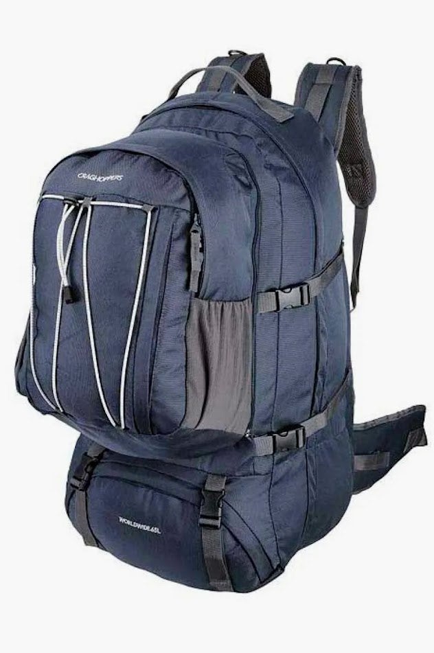 rugzak Craghoppers 65 liter world travel kleur :  dk navy, Handtassen en Accessoires, Ophalen of Verzenden, Nieuw, Trekking