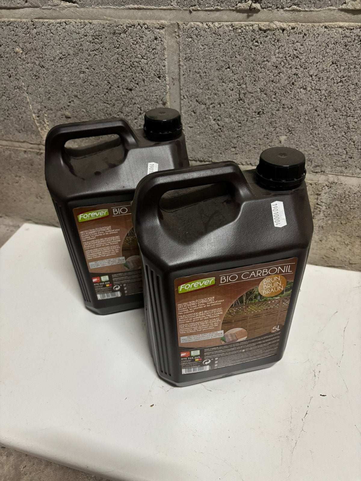 Bio Carbonil brun, Enlèvement