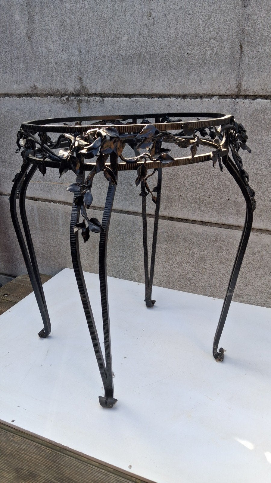 siersmeedwerk, kunstsmeedwerk, bijzettafel, Ophalen