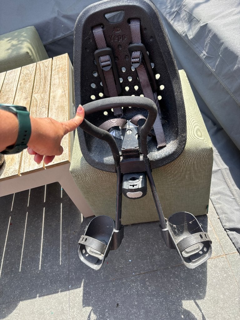 Yepp Mini Fietsstoel (vooraan), Fietsen en Brommers, Fietsaccessoires | Fietsstoeltjes, Ophalen, Yepp (Thule), 0 t/m 18 kg, Voorzitje