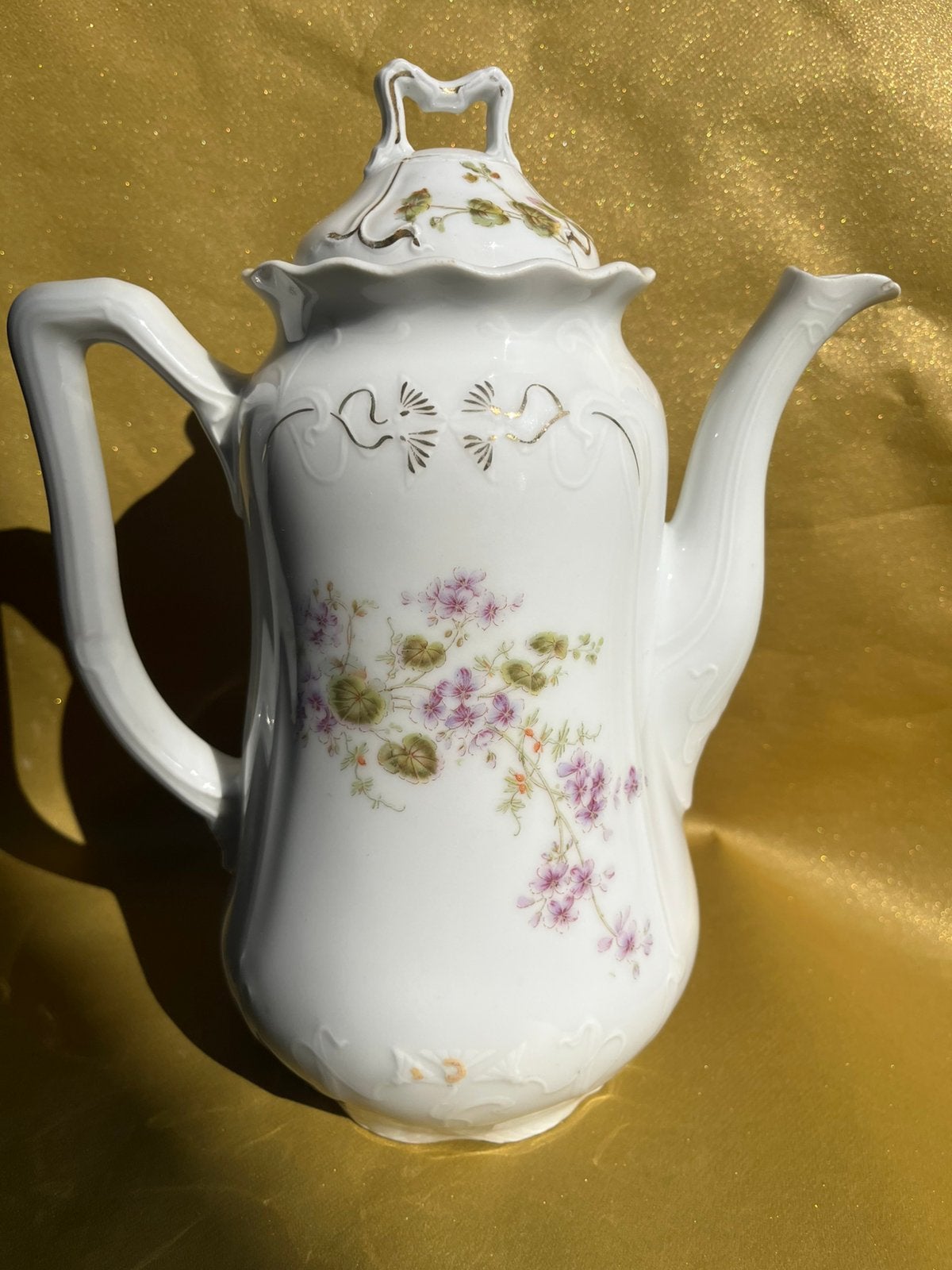 Vintage theepot bloemen 1616 VIII, Ophalen of Verzenden
