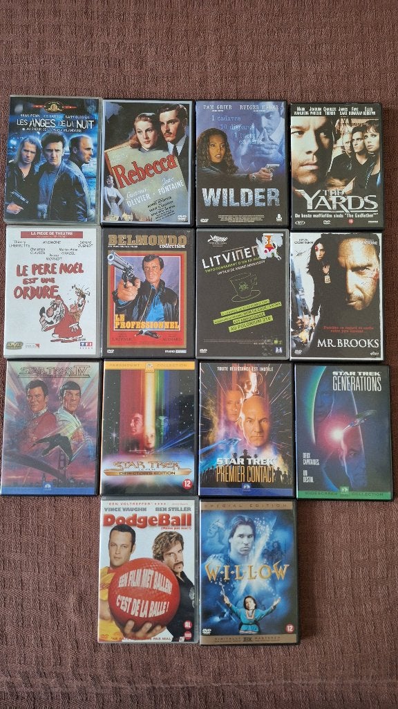 14 dvd's (thrillers, sci-fi, comedy), Cd's en Dvd's, Ophalen of Verzenden, Zo goed als nieuw
