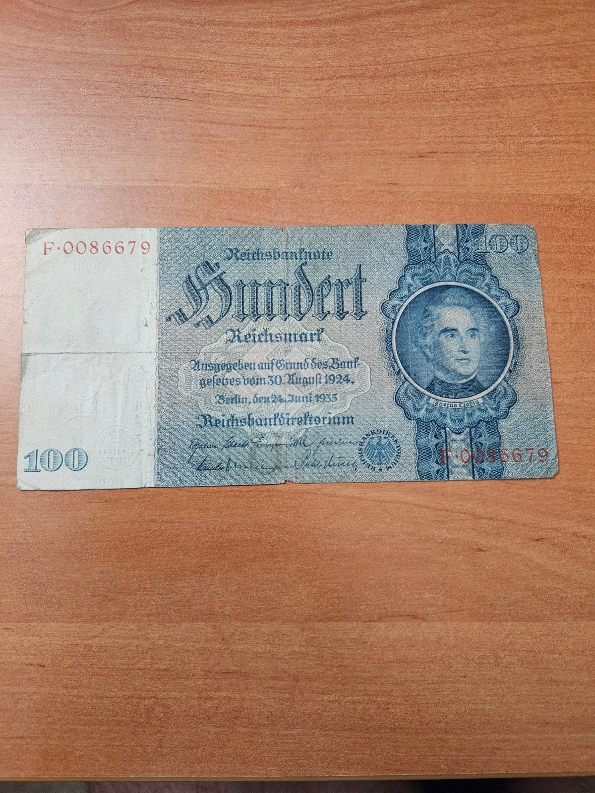 100 Reichsmark Allemagne 1935 année du Troisième Reich, Enlèvement ou Envoi, Allemagne, Billets en vrac