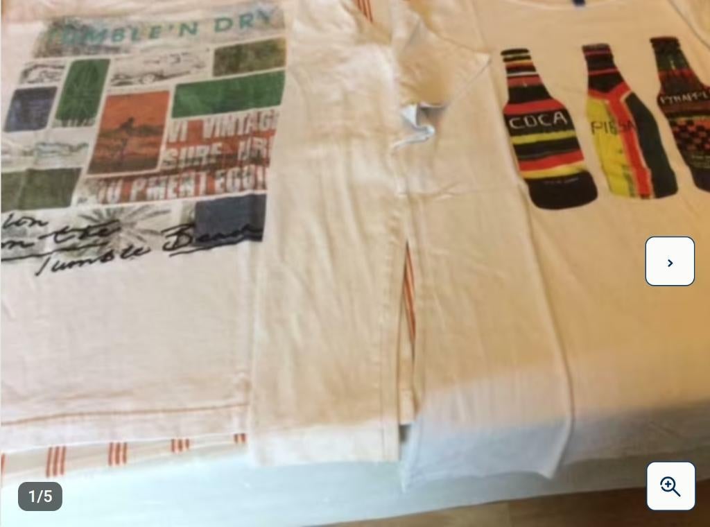2 T shirten maat 176, Cks, Ophalen of Verzenden, Zo goed als nieuw, Shirt of Longsleeve