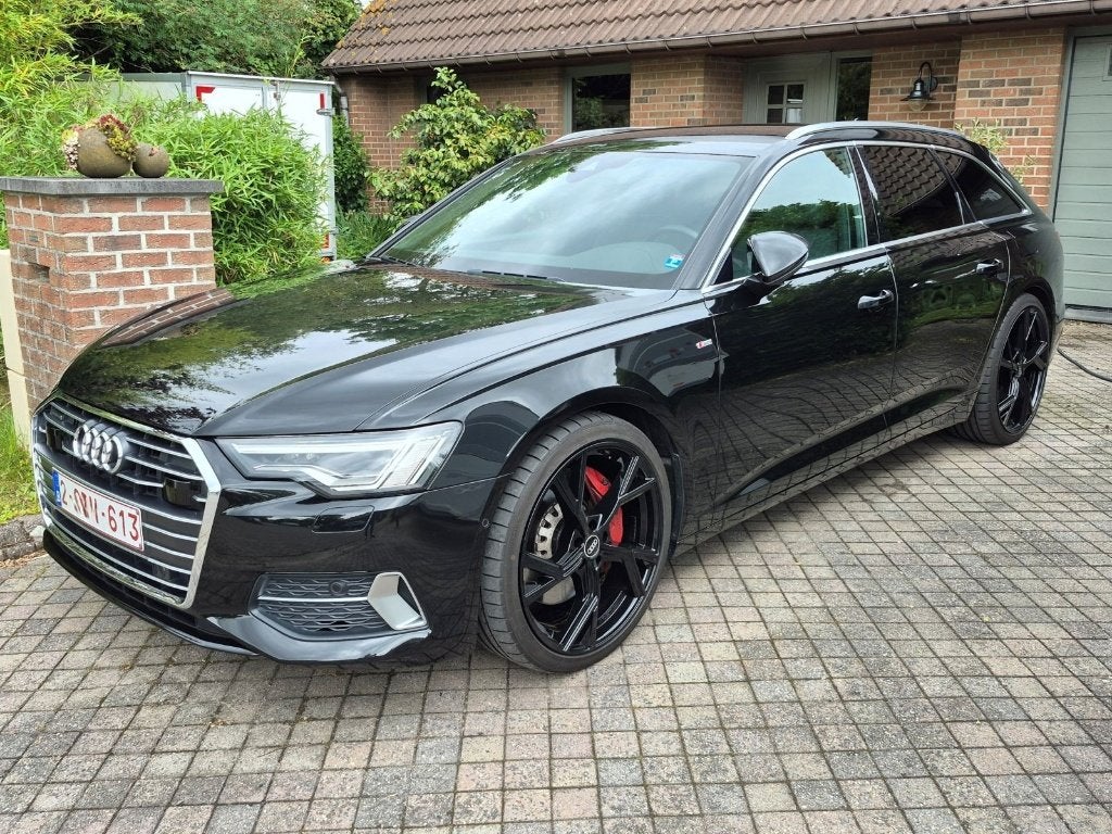 Audi A6 Avant 50 TFSIe QUATTRO Sport S Tronic, Auto's, Automaat, Euro 6, 1984 cc, Zwart