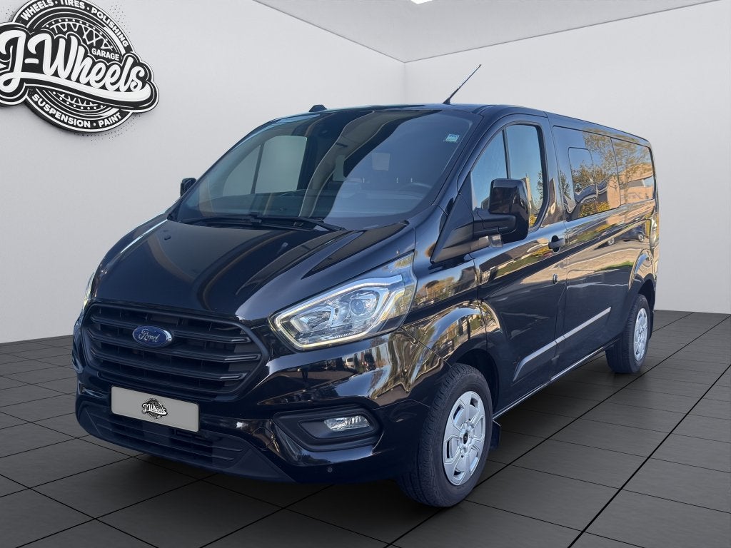 Ford Transit Custom Dubbel cabine automaat L2  BTW 6zit, https://public.car-pass.be/vhr/fbe4160f-2371-4027-be0f-2765d89ce0f8, Stof