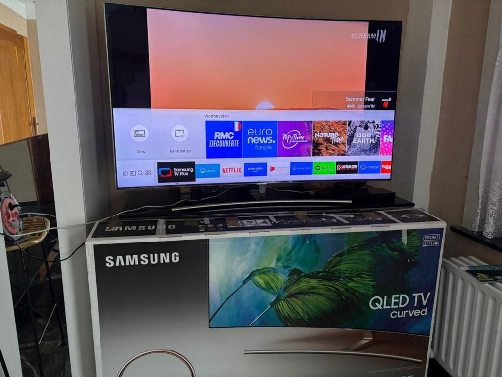 Samsung qled smart tv 4k uhd 55 inch, TV, Hi-fi & Vidéo, Télévisions, QLED, Enlèvement, Samsung, 4k (UHD)